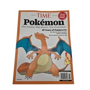 Time Magazine Special Edition 25 Years of Pokemania Charizard Cover